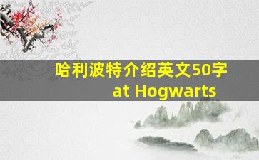 哈利波特介绍英文50字at Hogwarts